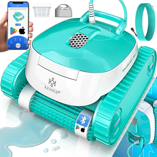 Aspirateur, application, KESSER® Robot de piscine pour sol et mur jusqu'à 100 m²