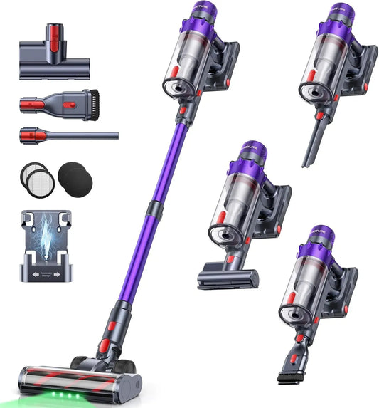 Aspirateur, 650 W, SMOTURE, Charge Murale et Écran LED