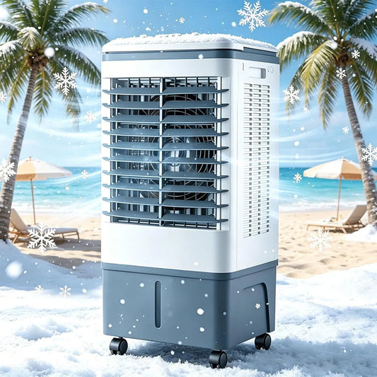 Climatiseur, portable, minuteur, industriel, 3 vitesses, avec minuterie de 7, 5 h, Refroidisseur d'air économe en énergie