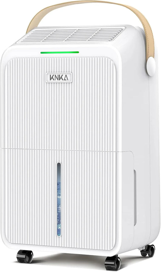 Déshumidificateur 16L, jour, 16 L, grand réservoir, silencieux, affichage LED humidité en temps réel, débit d'air 80 m3 35 m2, 3 L intégré